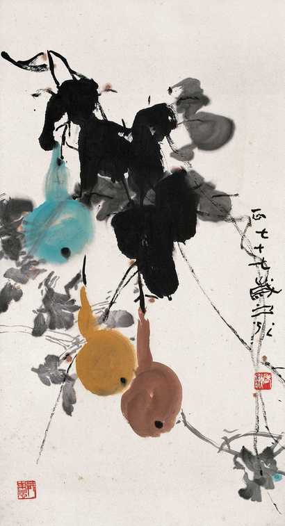 谢之光 大吉图 立轴